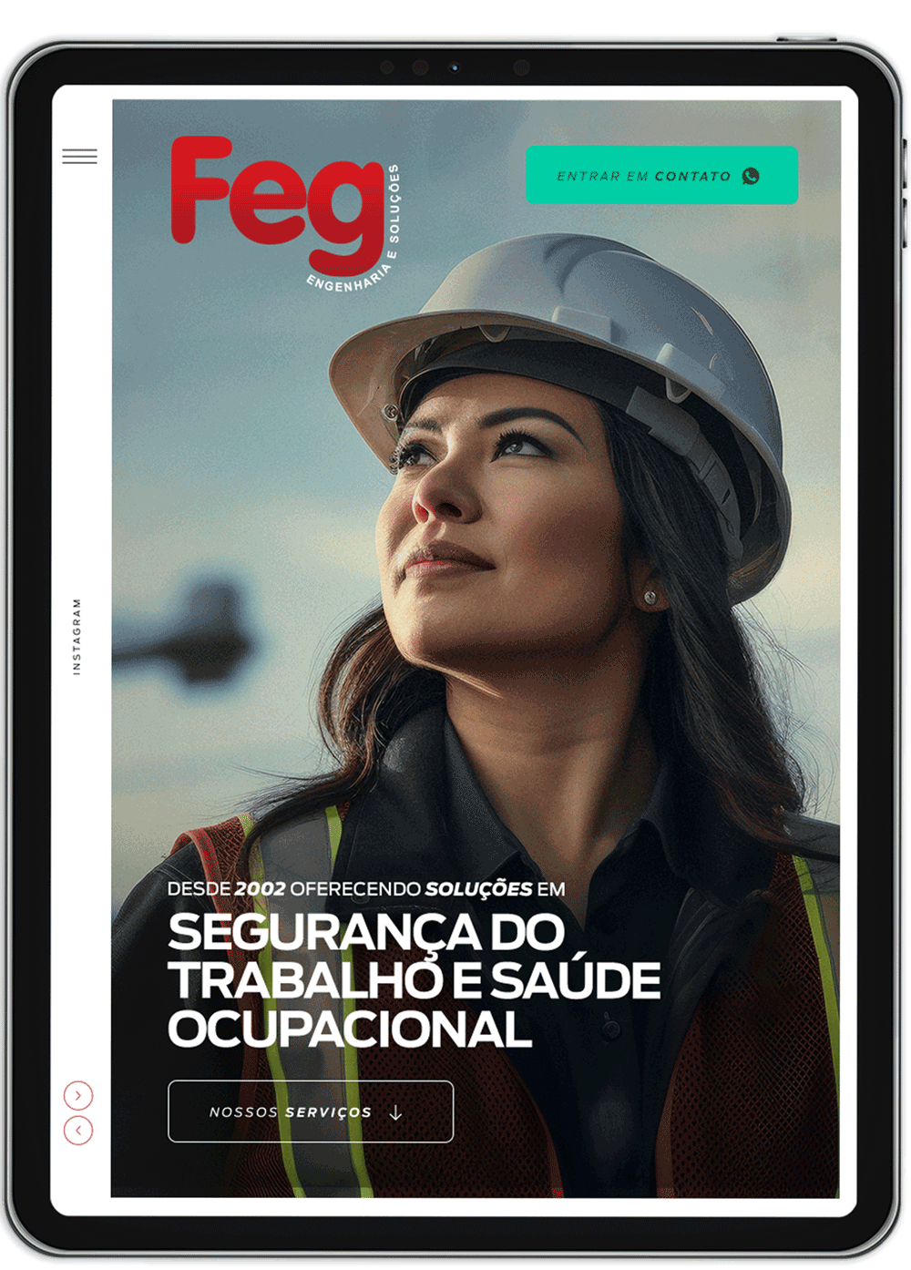 Criacao sites passo fundo tablet